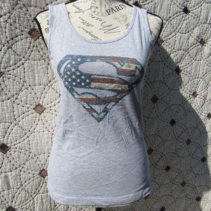 EUC Grey Superman Tank M